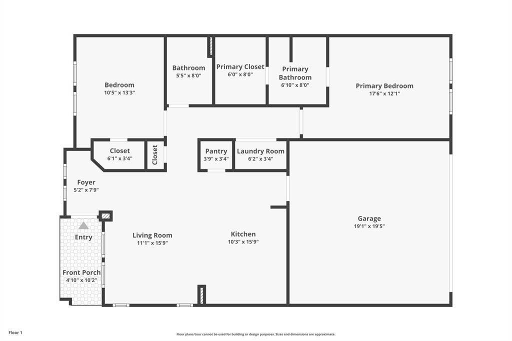 1204 Pebblebrook Drive, McKinney, TX 75071 Floor plan