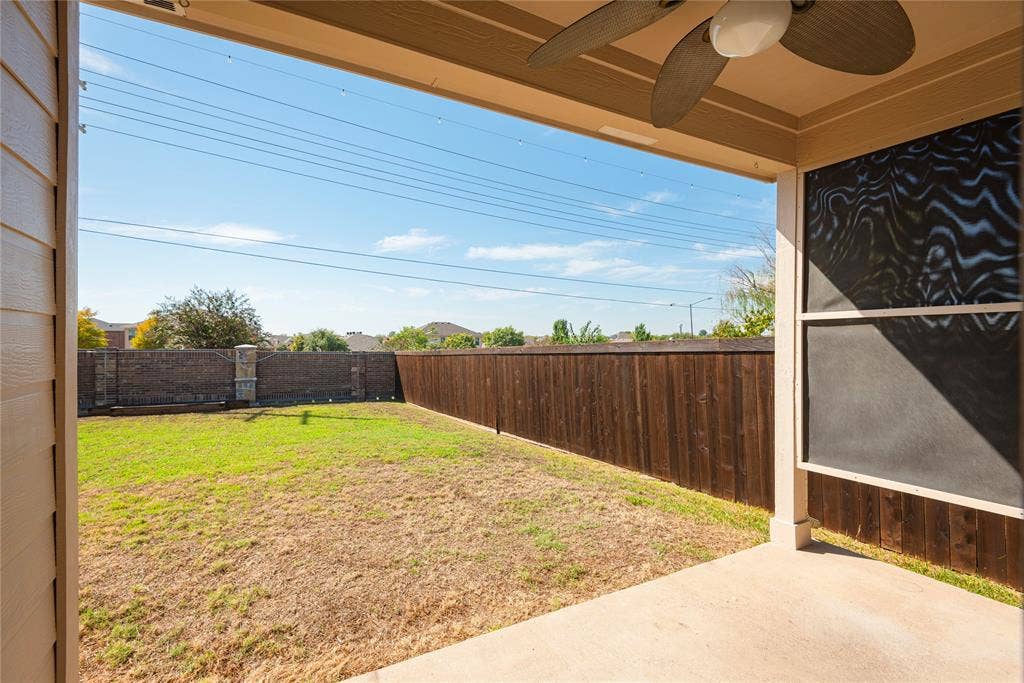 1105 Antoinette Drive, Princeton, TX 75407 covered back patio