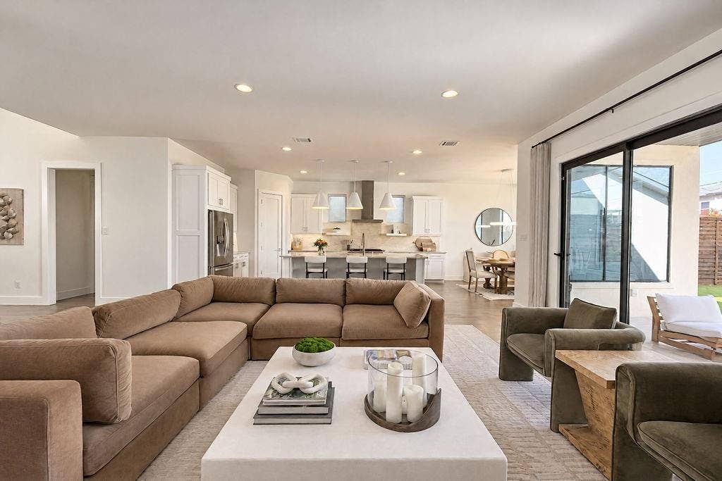 4515 Cowan Avenue, Dallas, TX 75209 The main living area flows smoothly into the kitchen and back patio, making it simple to keep conversations going while entertaining
