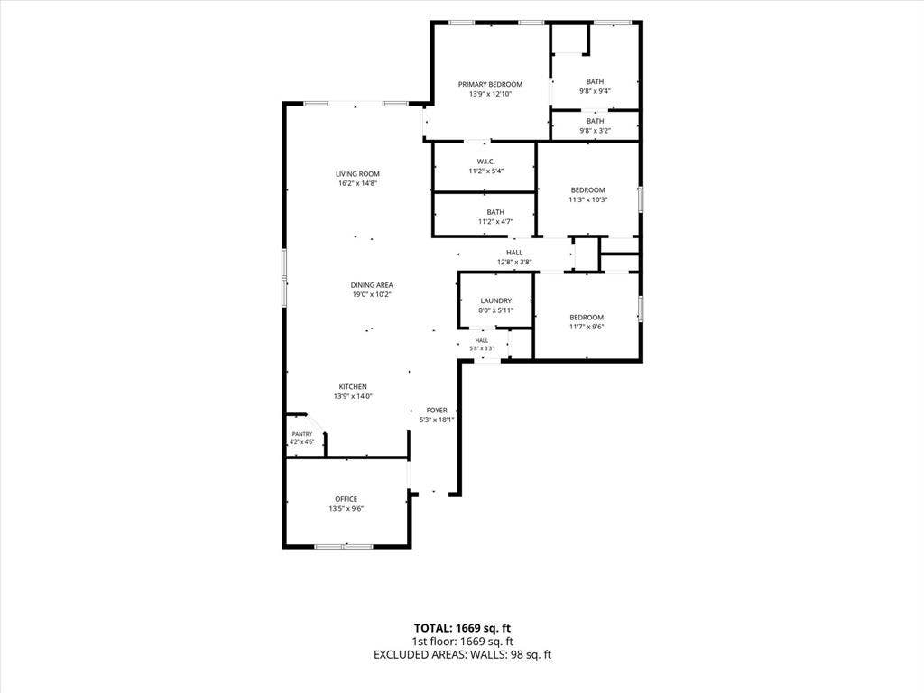 903 Edgehurst Drive, Princeton, TX 75071 Floor plan