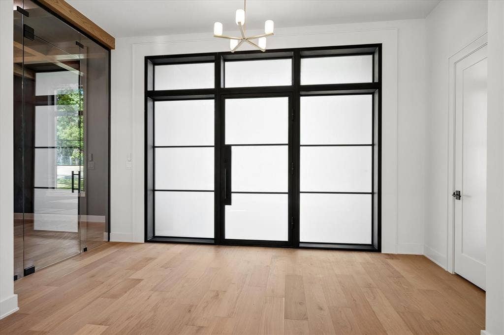 Glass Door and windows with controlled Privacy Feature
