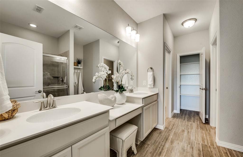 1460 Holmes Street, Celina, TX 75009 *Model Representation - Owner's private bath with double vanity