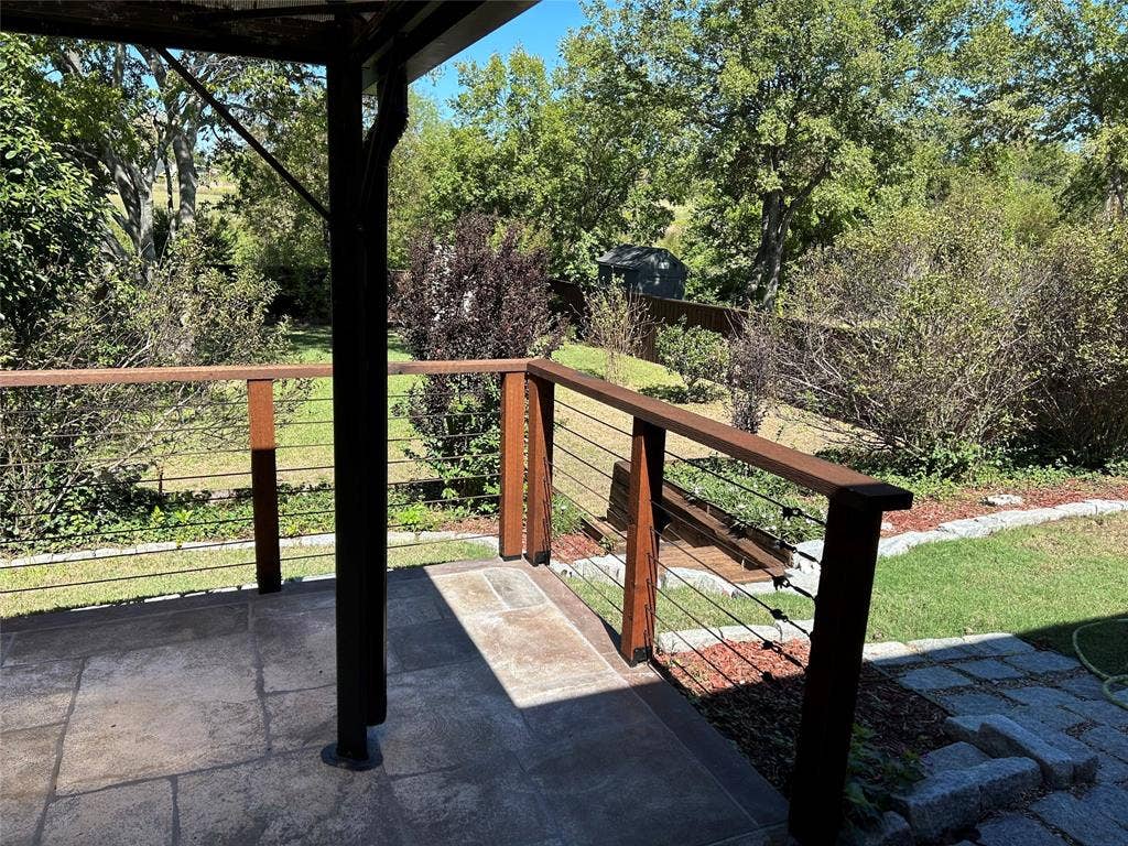 302 Harvard Drive, Princeton, TX 75407 View of backyard from covered patio