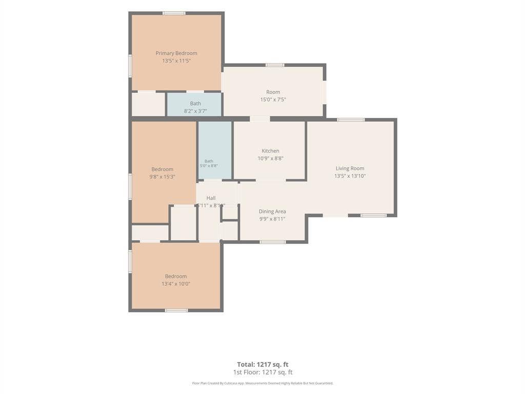 Floor plan with dimensions