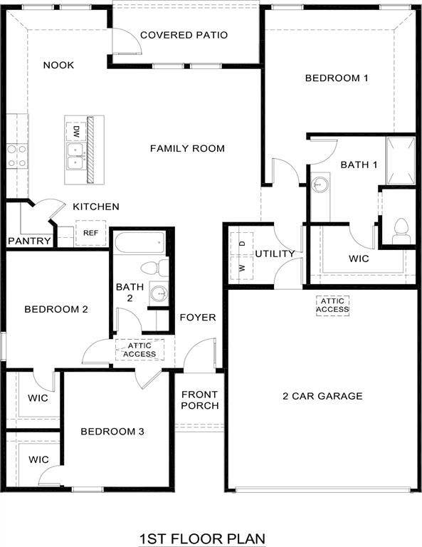 617 Dunham Road, Nevada, TX 75173 Floor plan