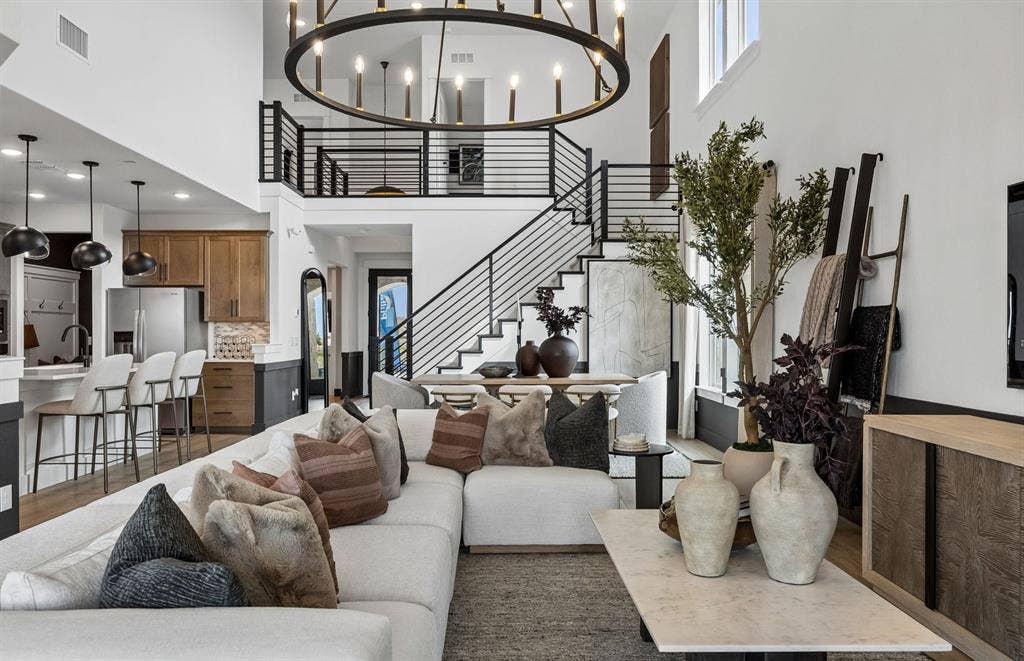 1429 Corleone Lane, Celina, TX 75009 *Model Representation - Gathering room with view of main living areas