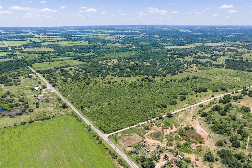 153 Acres FM 583, Rising Star, TX 76471 Back side of the property that has the gravel road going East