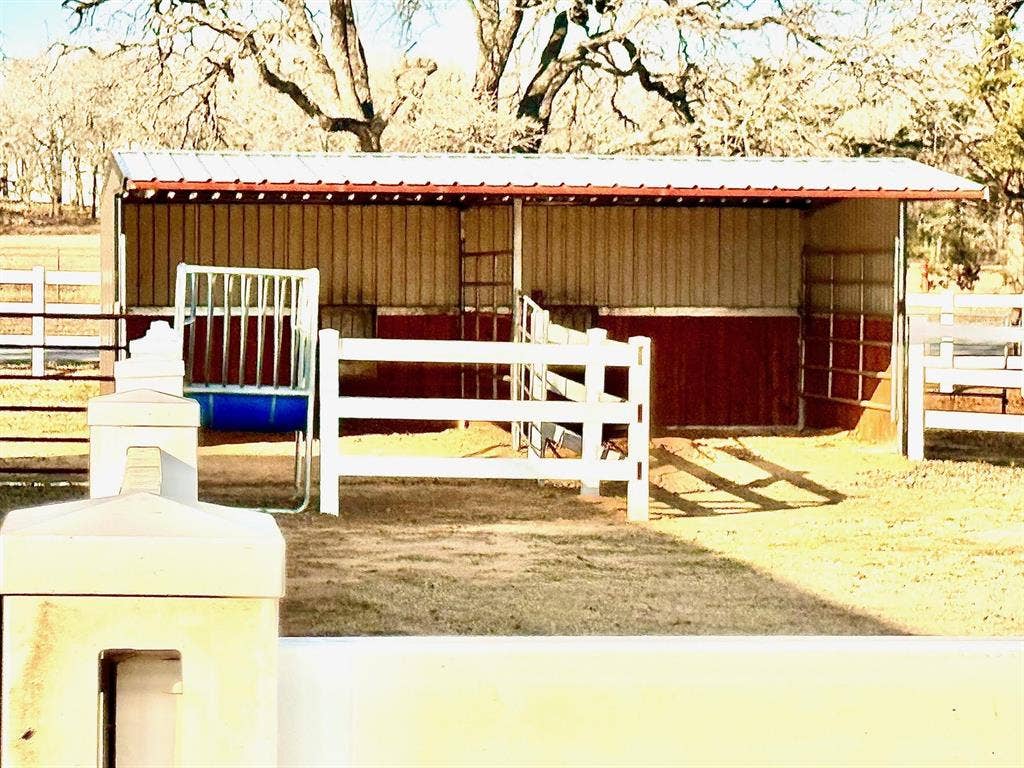 View of outdoor stalls