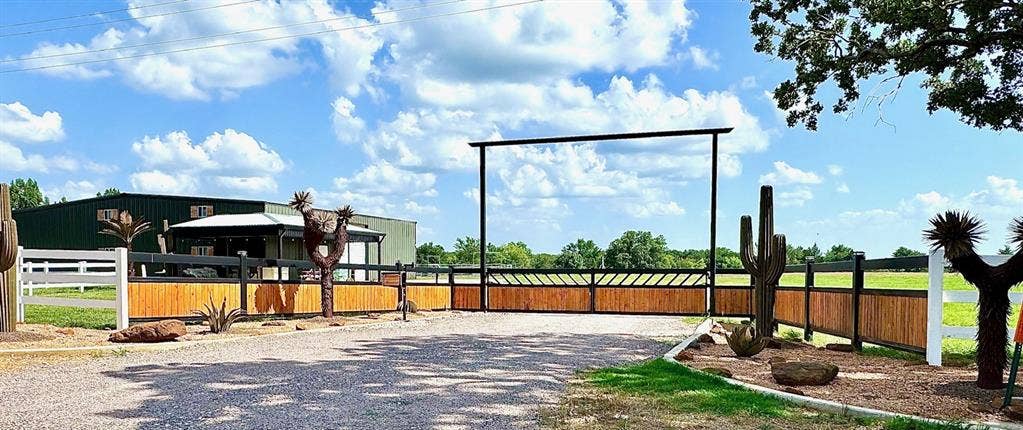 View of gate