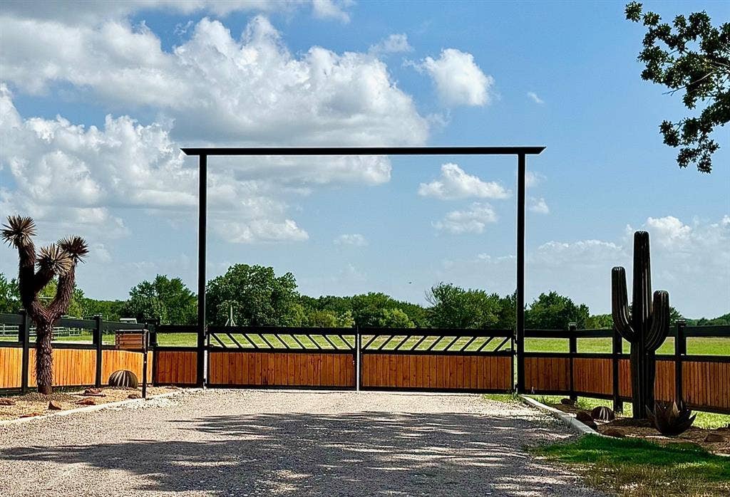 View of gate