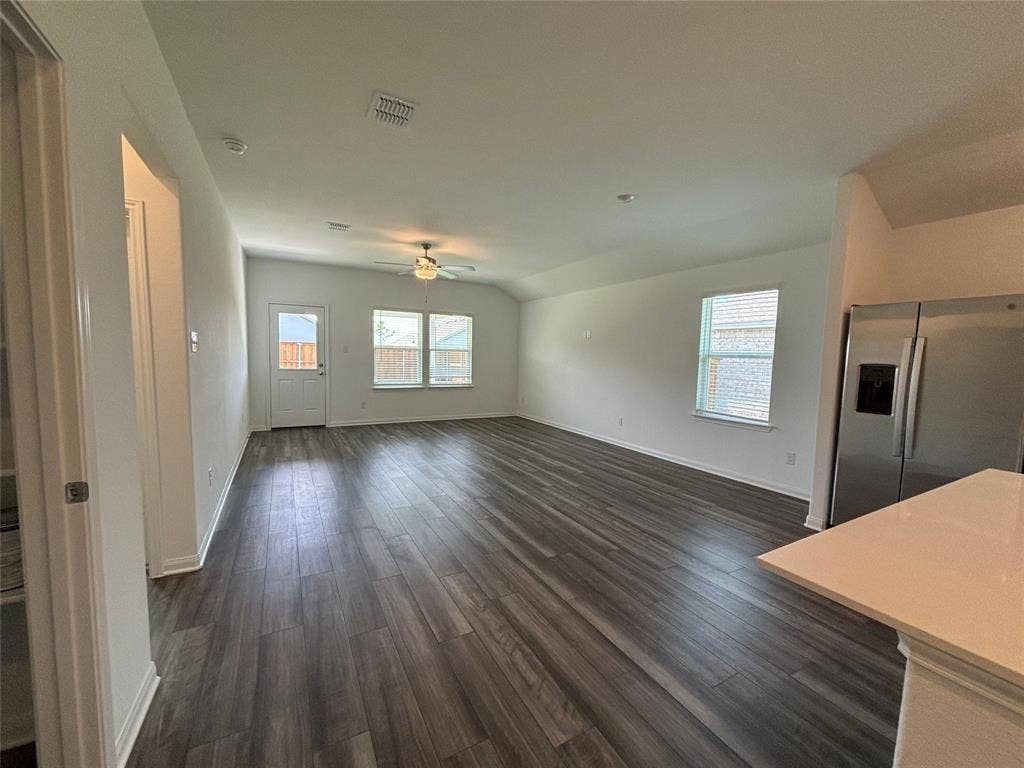 Another view of living and dining area