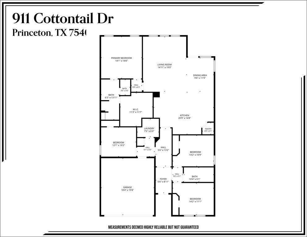 911 Cottontail Drive, Princeton, TX 75407