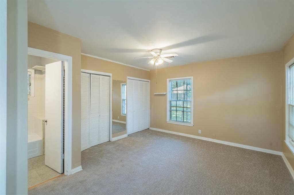 Primary bedroom with ensuite bath