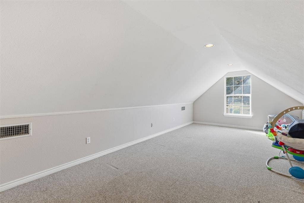 Bonus room over the garage