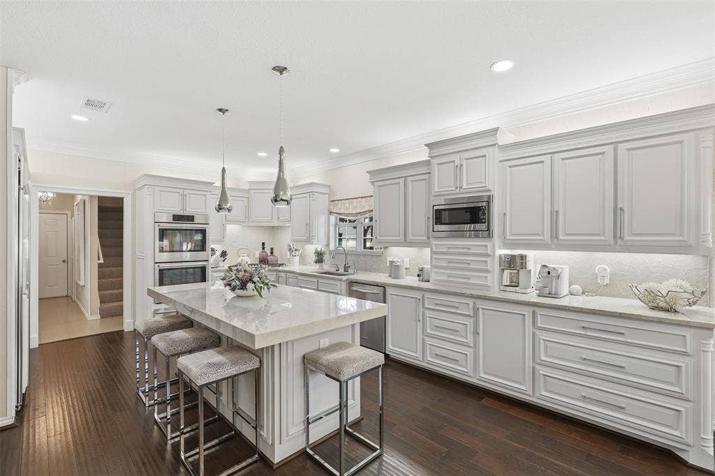 Amazing updated kitchen with gorgeous cabinets
