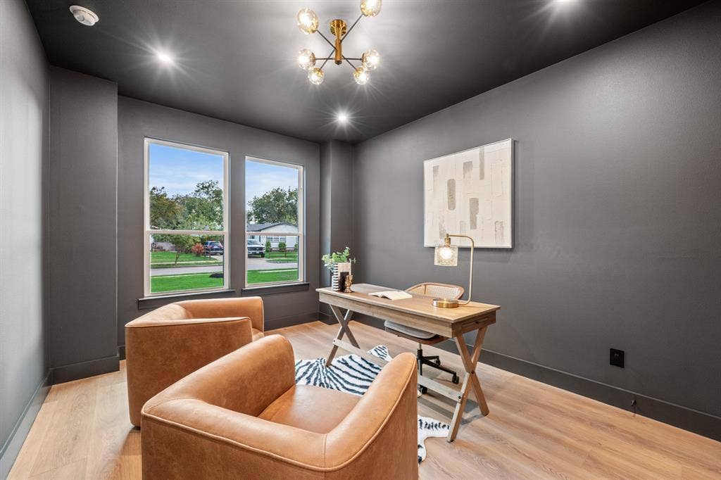 2719 Andrea Lane, Dallas, TX 75228 First floor bedroom perfect for a home office.