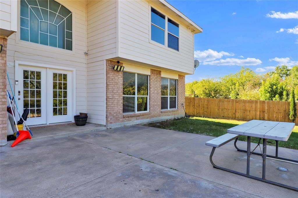 5753 Lionfish Way, Fort Worth, TX 76131 Extended patio for entertaining.