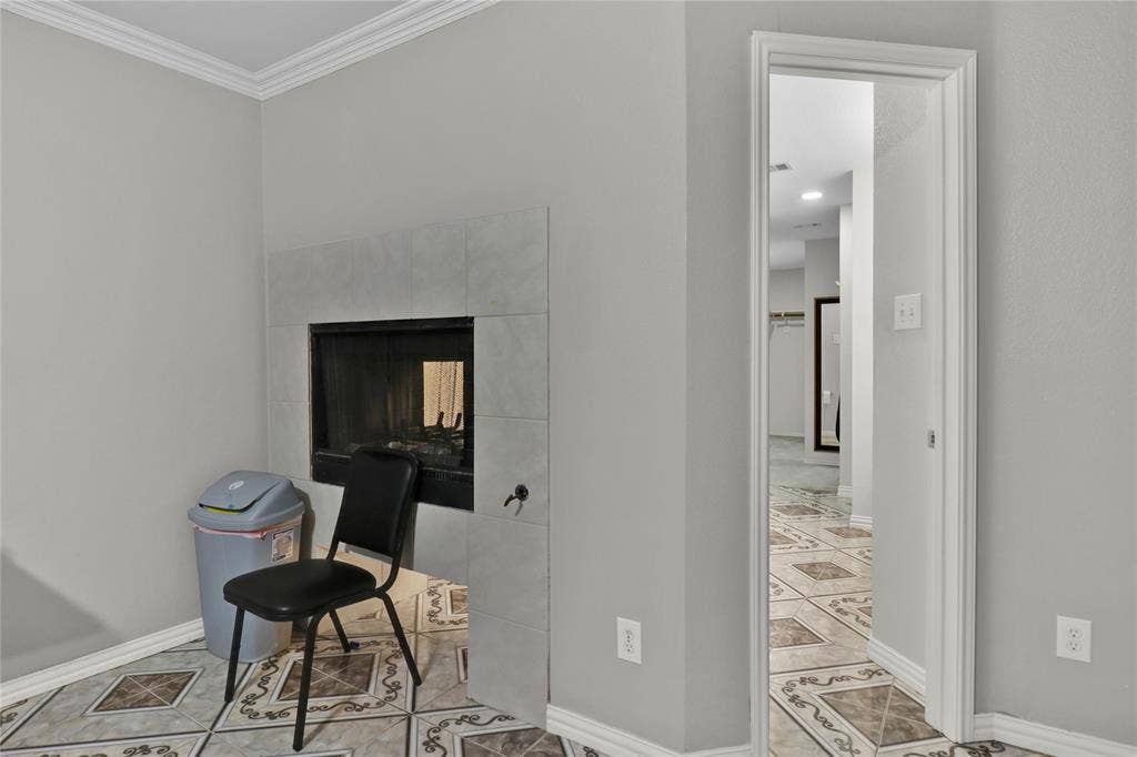 5753 Lionfish Way, Fort Worth, TX 76131 Fireplace for master bedroom and master bath.