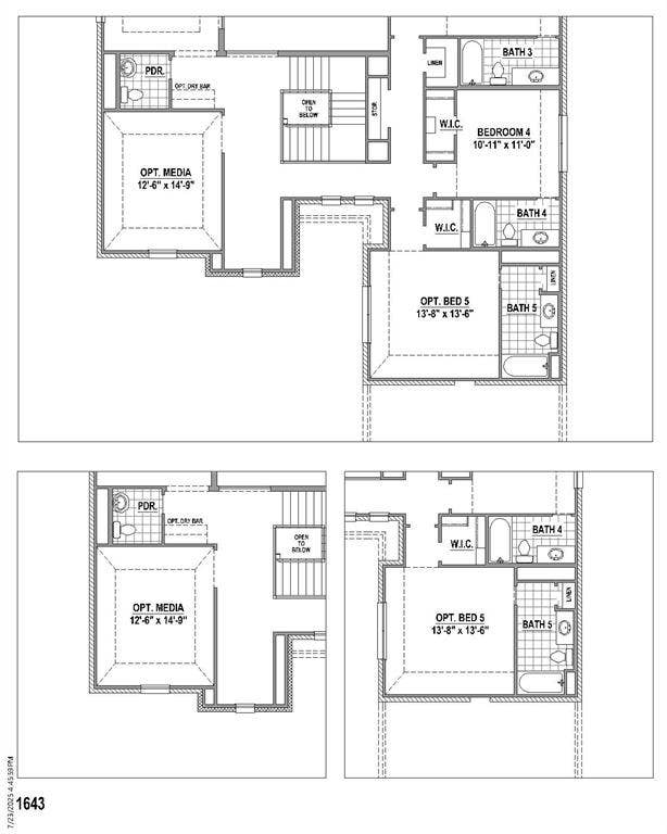 1341 Songbird Circle, Keller, TX 76248 Floor plan options