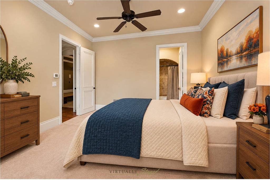 1561 Morris Lane, Frisco, TX 75034 Third Bedroom On The Second Level Has It's Own Full Bath Attached.