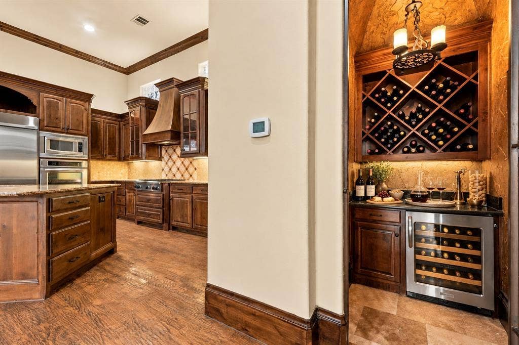 1561 Morris Lane, Frisco, TX 75034 Adjacent To The Kitchen And Living Area Is A Wine Grotto.