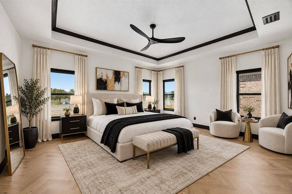 3611 Crosby Street, Irving, TX 75038 Primary Bedroom—Virtually Staged