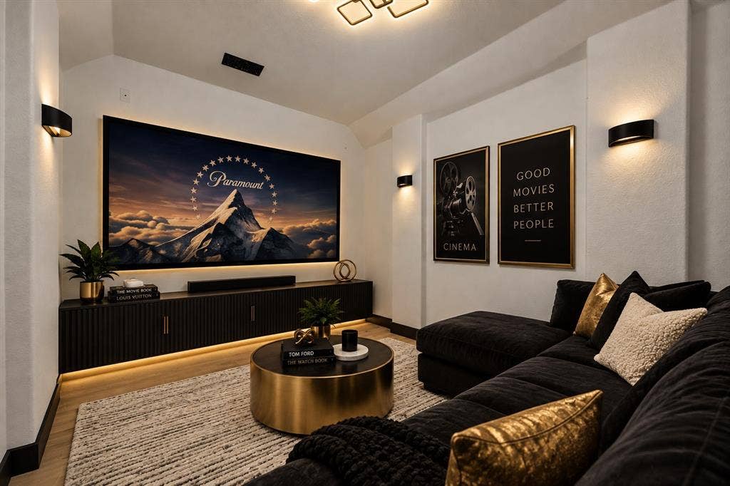3611 Crosby Street, Irving, TX 75038 Media Room—Virtually Staged