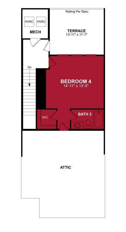 2116 Naples Drive, Rowlett, TX 75088 Beazer Homes Bayside Baltic Floorplan