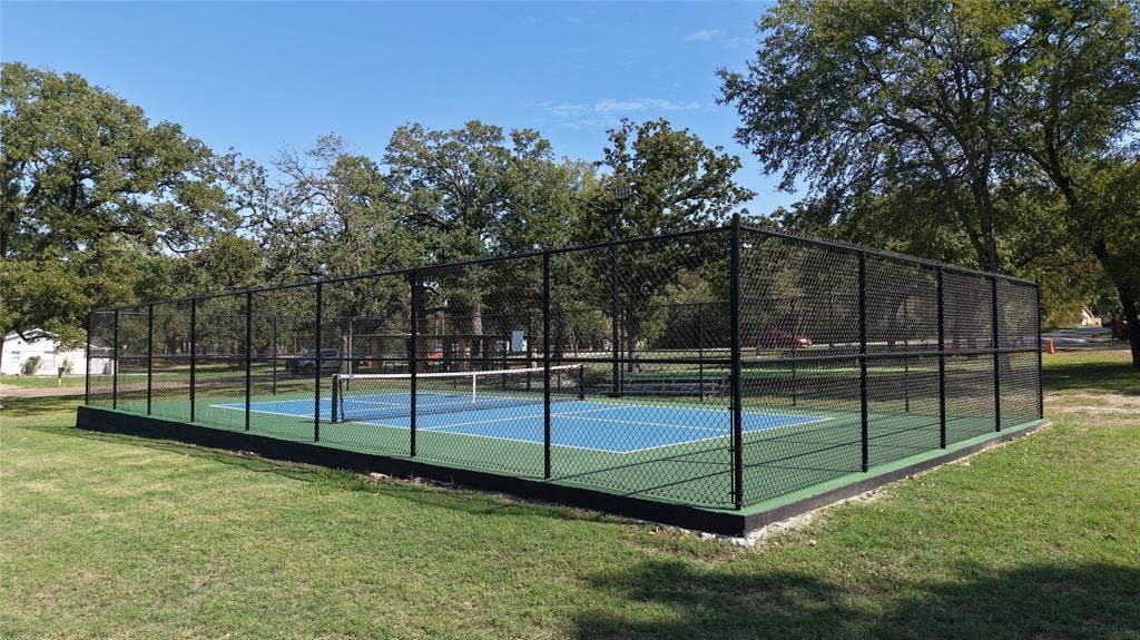 409 Oak Creek Drive, Tool, TX 75143 Additional view of the community pickleball court.