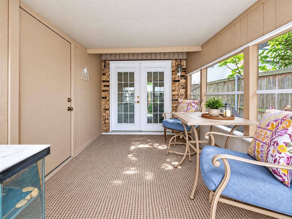 Virtually Staged - Enclosed Porch