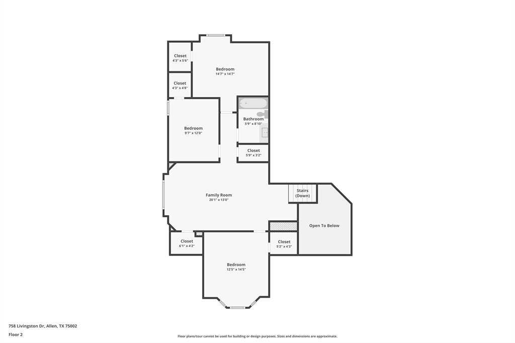 758 Livingston Drive, Allen, TX 75002 Floor plan