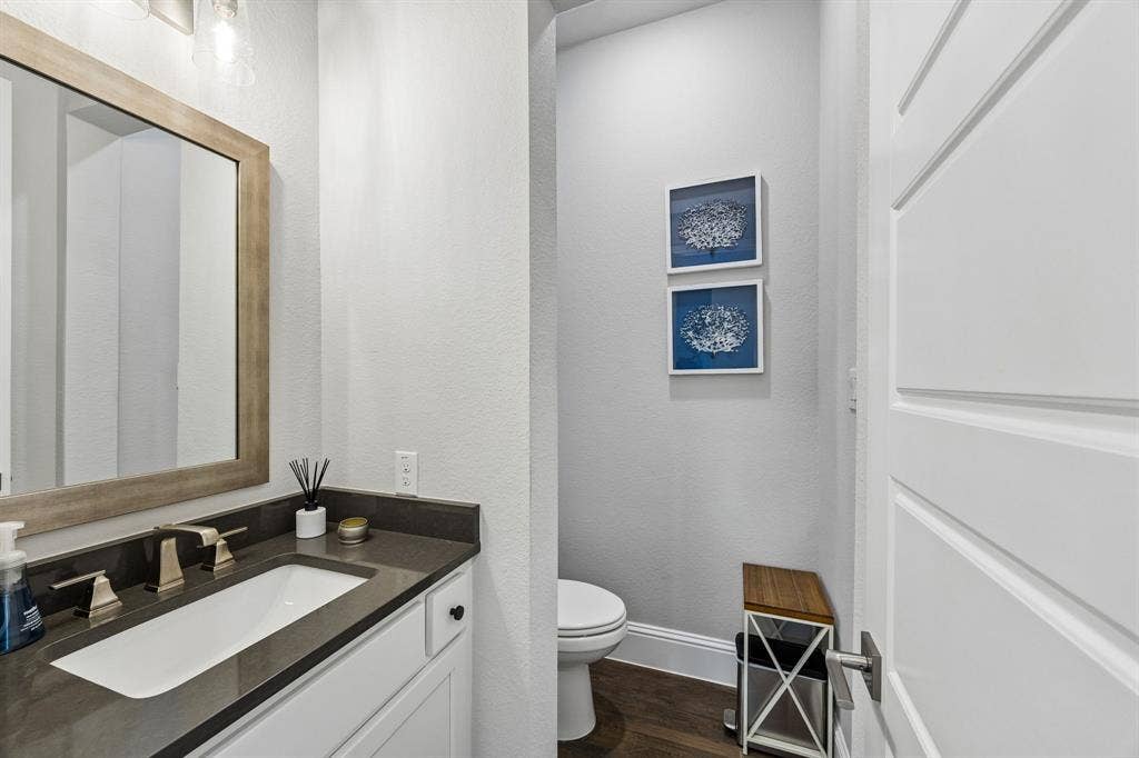 850 Star Meadow Drive, Prosper, TX 75078 Half bath near the second living room