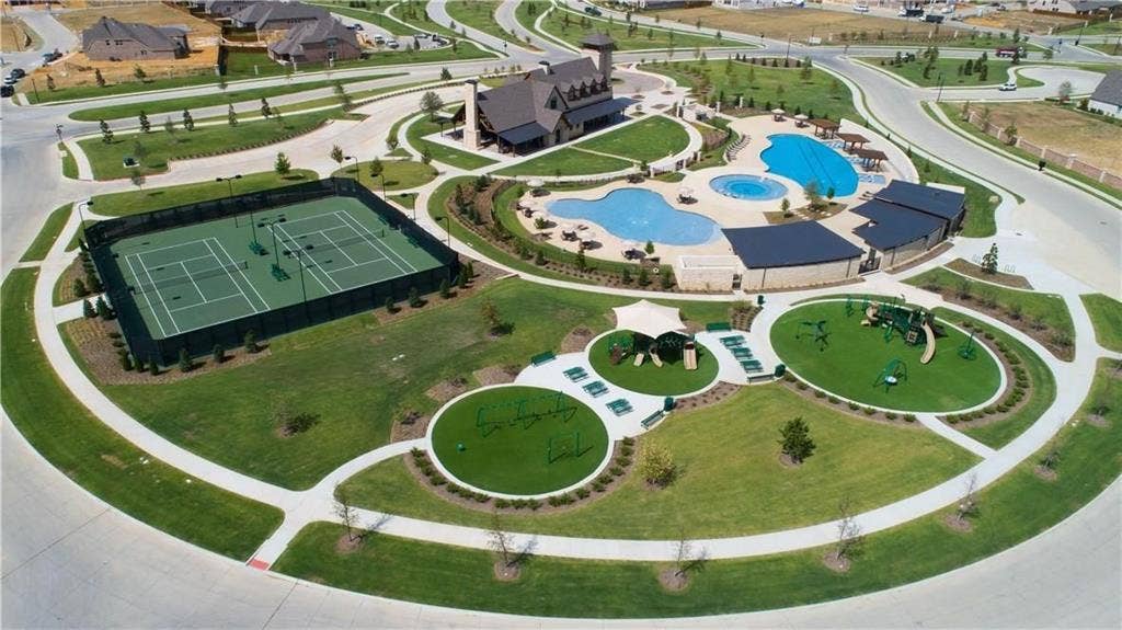 850 Star Meadow Drive, Prosper, TX 75078 Pool, tennis, and playgrounds just a short walk from the house.
