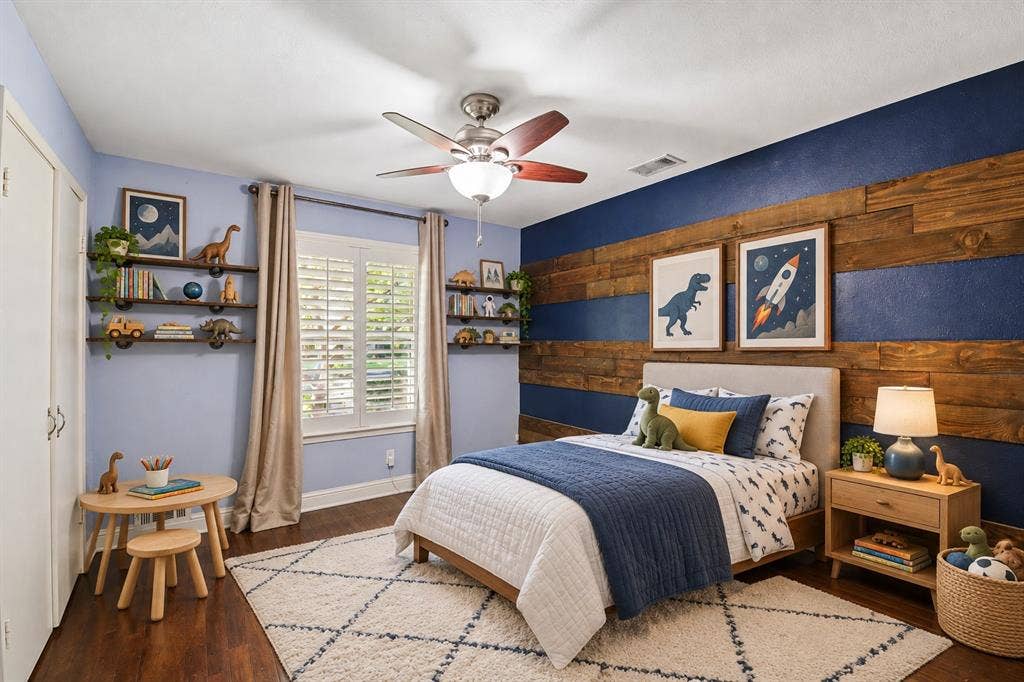 9935 Milltrail Drive, Dallas, TX 75238 bedroom #3 virtually staged