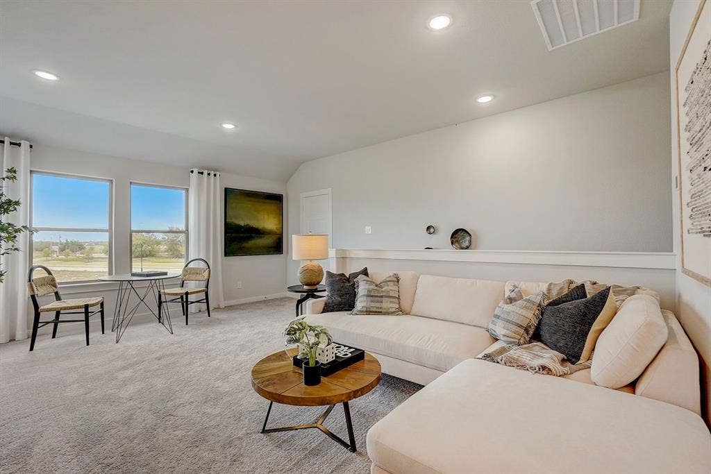 348 Lacy Oak Lane, Waxahachie, TX 75165 Loft in the Stanley II home plan - REPRESENTATIVE PHOTO
