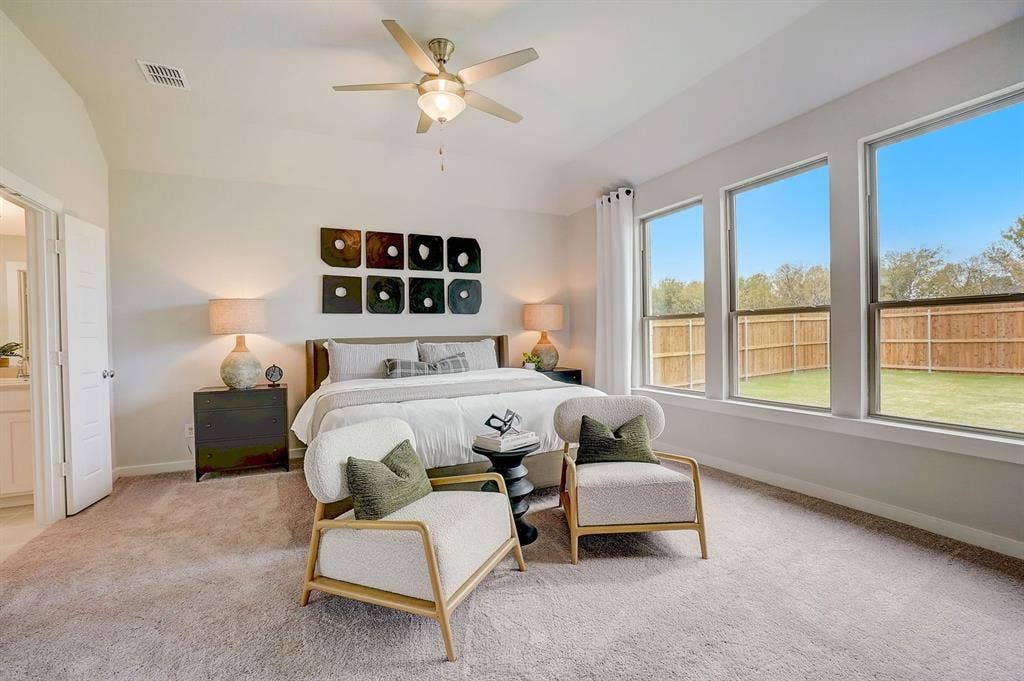 348 Lacy Oak Lane, Waxahachie, TX 75165 Primary Suite in the Stanley II home plan - REPRESENTATIVE PHOTO