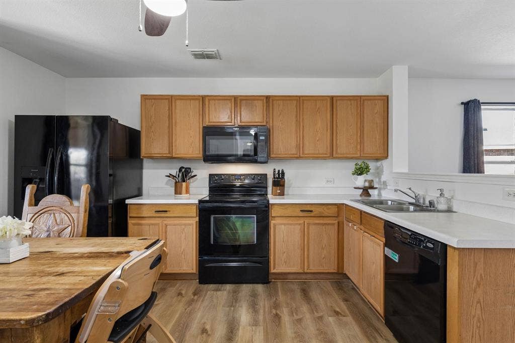 Another view of the kitchen showing off the great storage throughout.