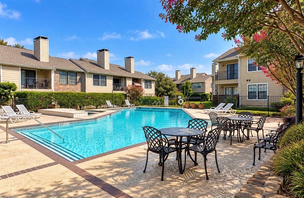 Relax by the community pool.