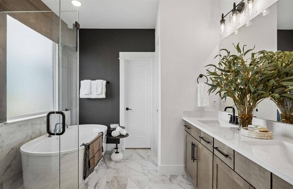 1701 Briarcrest Drive, Celina, TX 75009 *Model Representation - Owner's private bath with double vanity