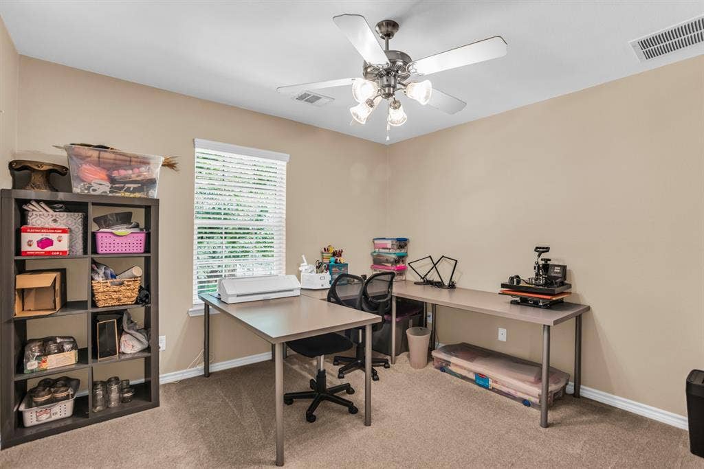 1420 Timber Ridge Drive, Allen, TX 75002 Bedroom 1 - Upstairs - Currently used as a craft room