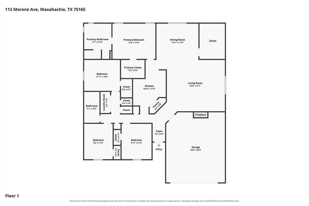 113 Morene Avenue, Waxahachie, TX 75165 113 Morene Avenue, Waxahachie, TX 75165