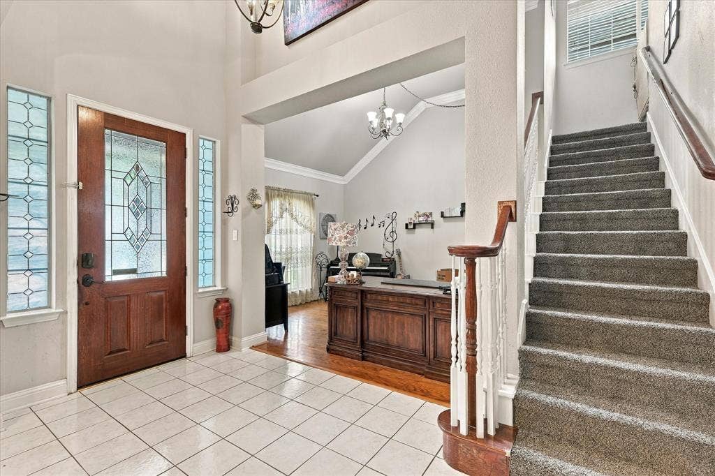 1906 Chapel Cove, Rowlett, TX 75088 An entryway into your domain with a flex space for an office, sitting room, or perfect music room.