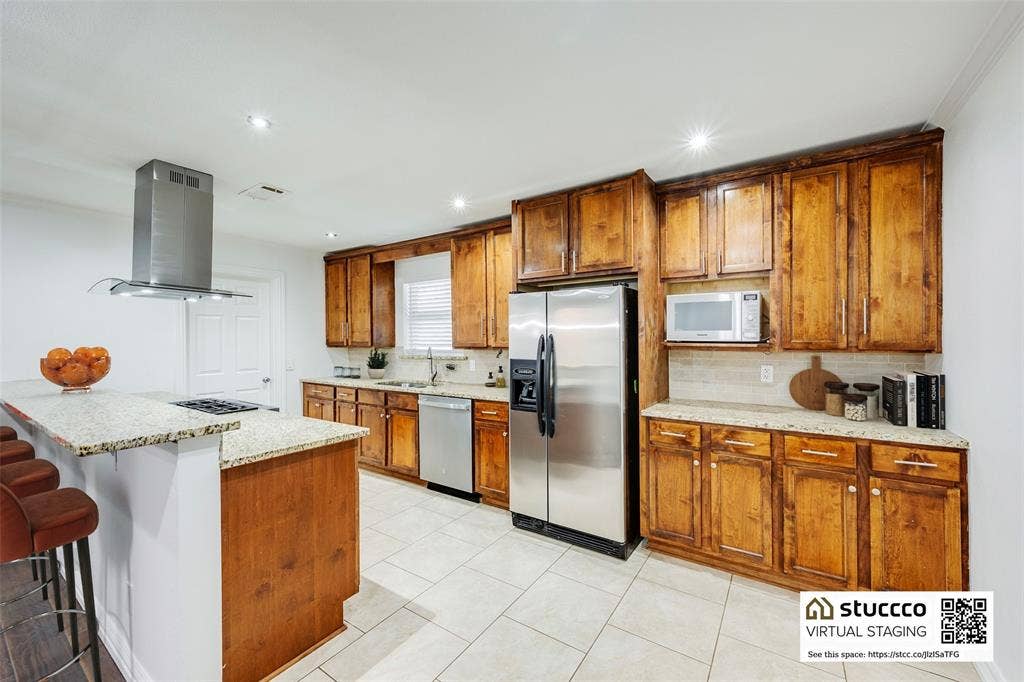 9151 Bretshire Drive, Dallas, TX 75228 Greatsized kitchen with SS appliances