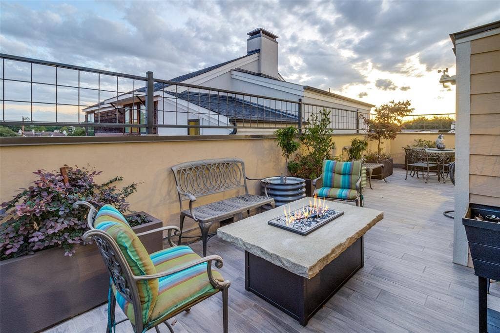 7265 Inwood Road, Dallas, TX 75209 Rooftop Deck