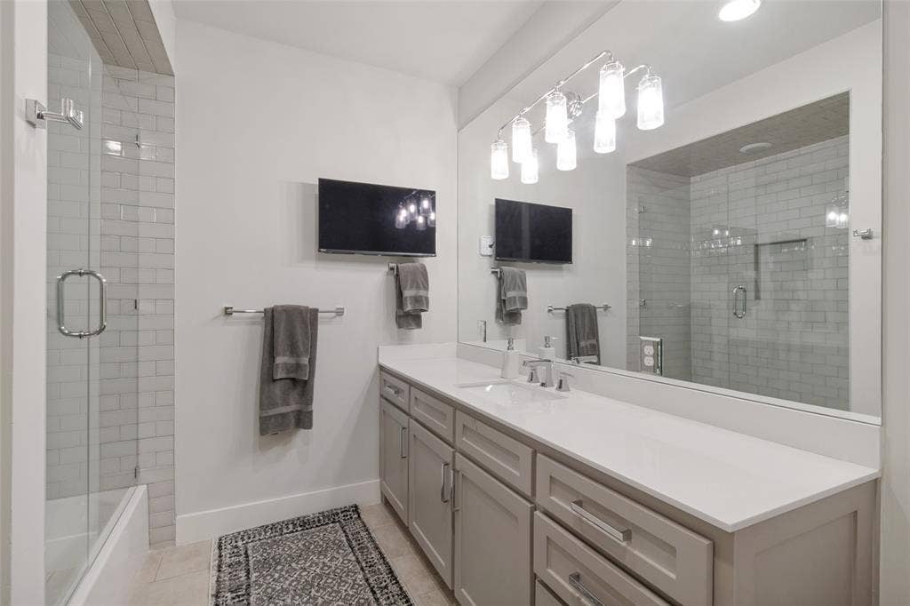 7265 Inwood Road, Dallas, TX 75209 Secondary Bath exercise room and media room on second floor