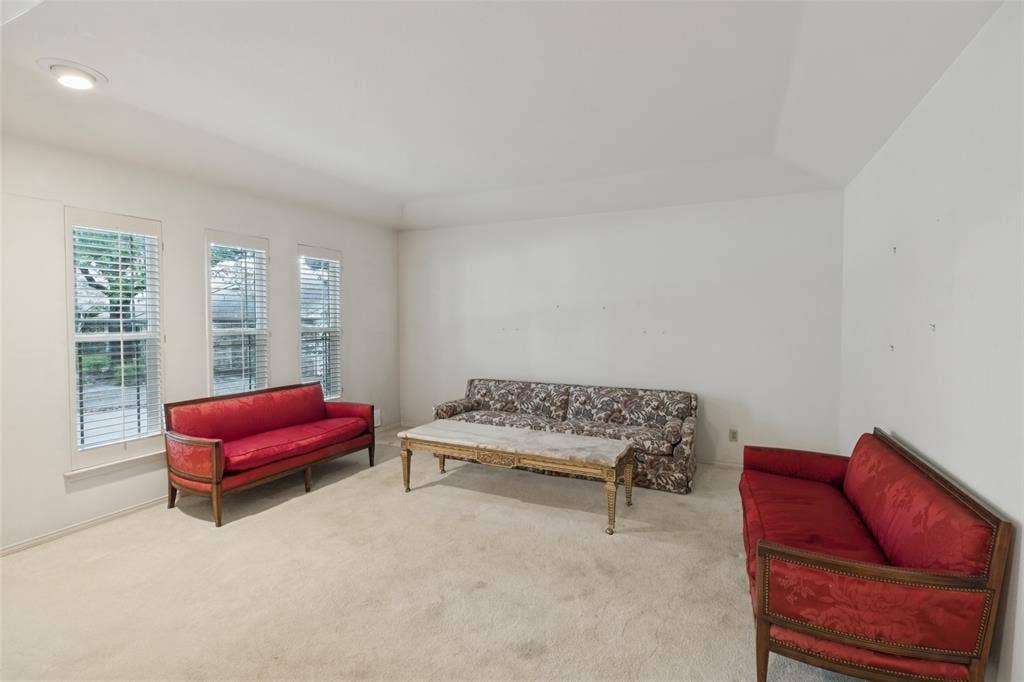 6936 Wildglen Drive, Dallas, TX 75230 Split living room that could make a great office