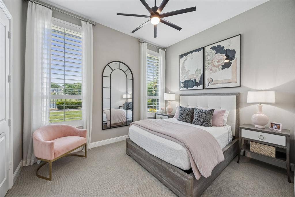 641 Country Brook Lane, Prosper, TX 75078 Guest bedroom downstairs and on opposite side of home for privacy.