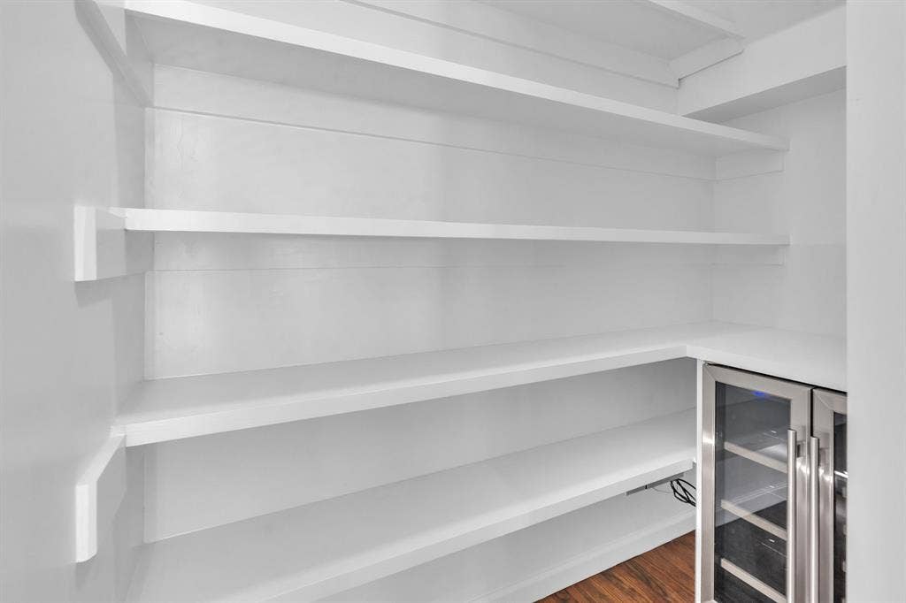 Pantry with wine fridge