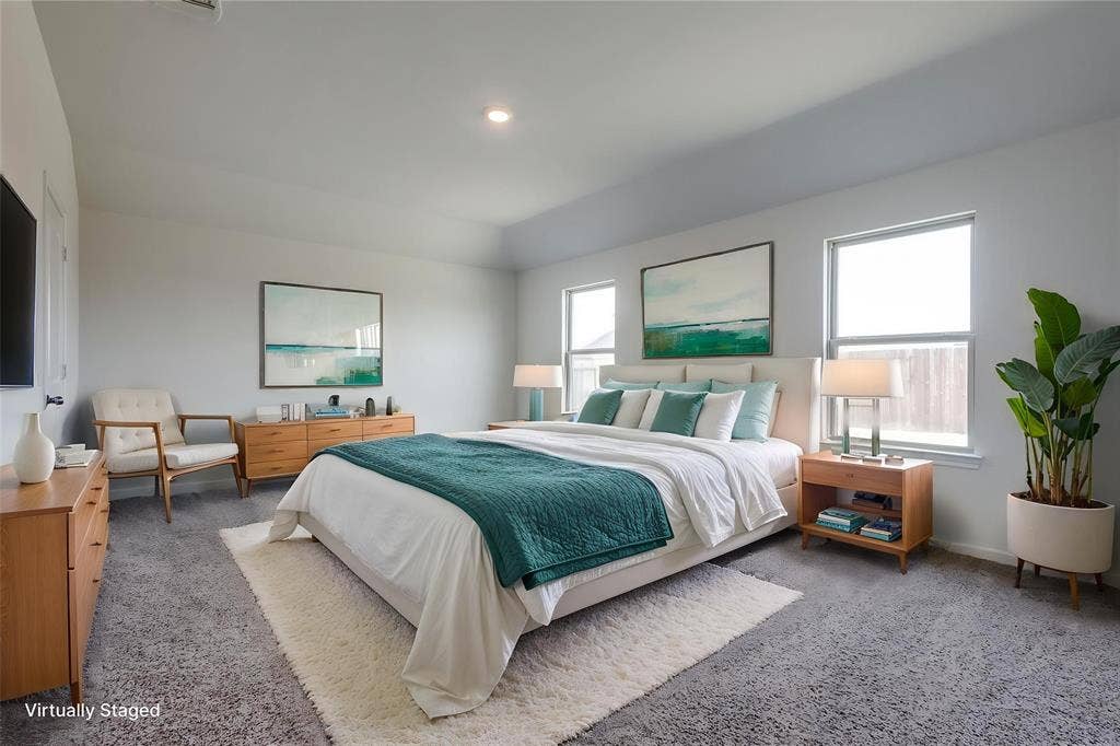 808 Saddle Horn Way, Royse City, TX 75189 Master Bedroom - Virtually Staged