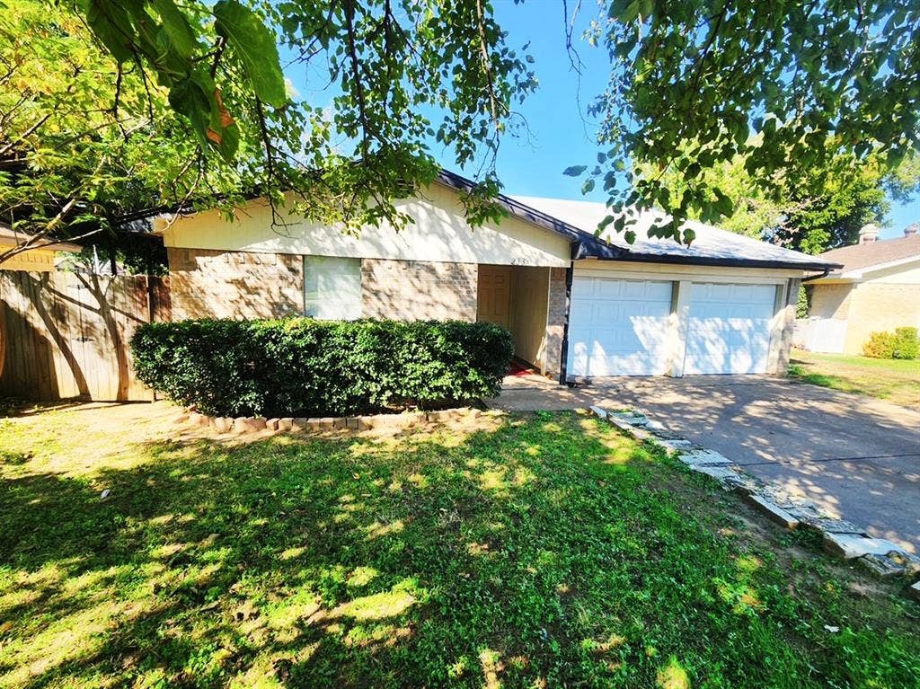 2333 Chandelle Drive, Irving, TX 75060 Front elevation.